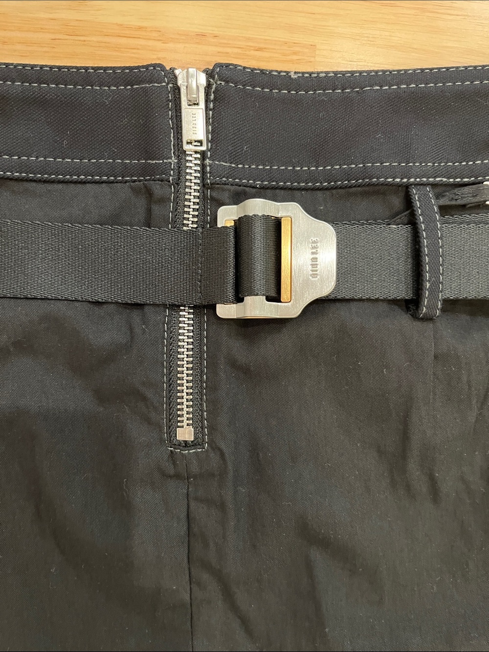 Dion Lee Black Mini Utility Skirt with Pocket and Belt - Picture 10 of 10